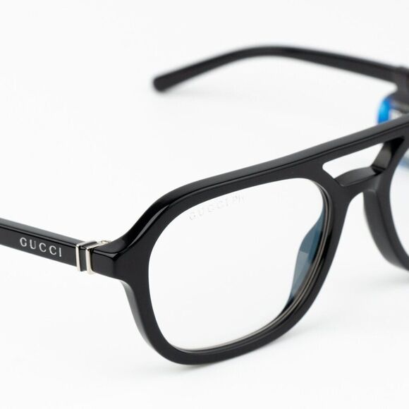 NEW Gucci GG1673S 001 Black Photochromic Transition Pilot Eyeglasses - Picture 6 of 10